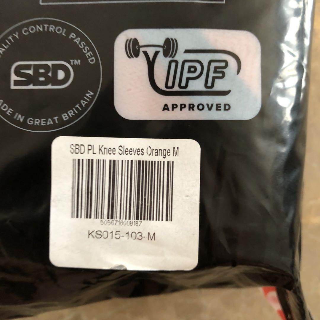 中古美品　SBDニースリーブ　Mサイズ　状態良好　パワーリフティング SBD パワーリフティングニースリーブMサイズ
