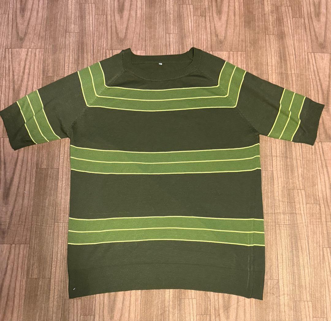 カートコバーン ボーダー ニット Lサイズ グランジ