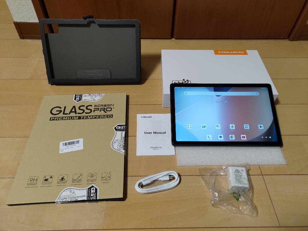 TECLAST T40Air 専用カバー、ガラスフィルム付き