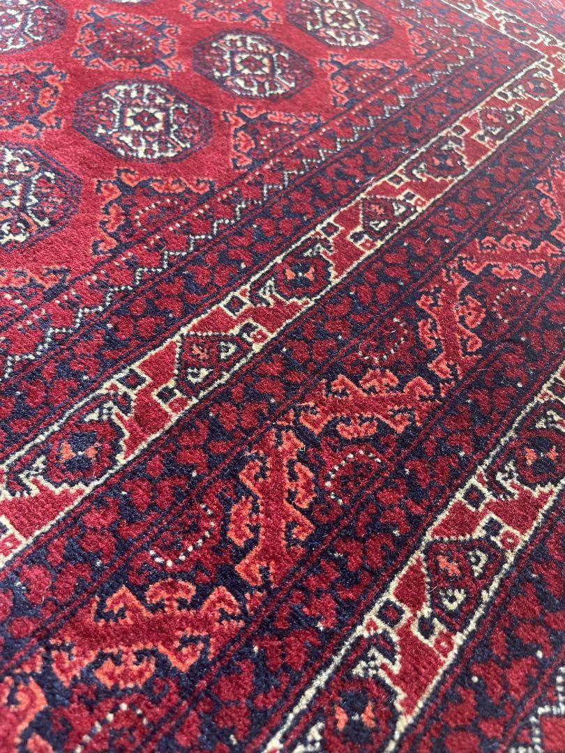 アフガン最高級絨毯ホジャロシュナイ 125x81cm 画像15