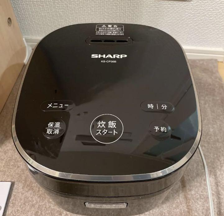 816円 おしゃれ 炊飯器 KS-CF05B-B ブラック系 ジャー炊飯器 家庭用 シャープ