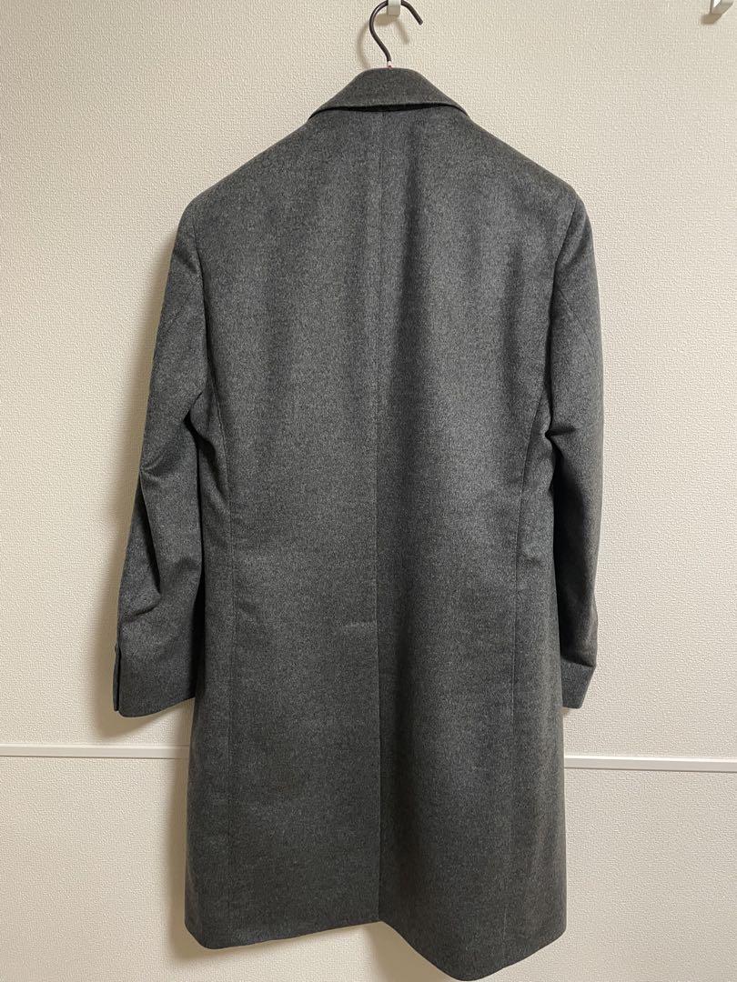 ラルディーニ　カシミヤチェスターコート　44 グレー