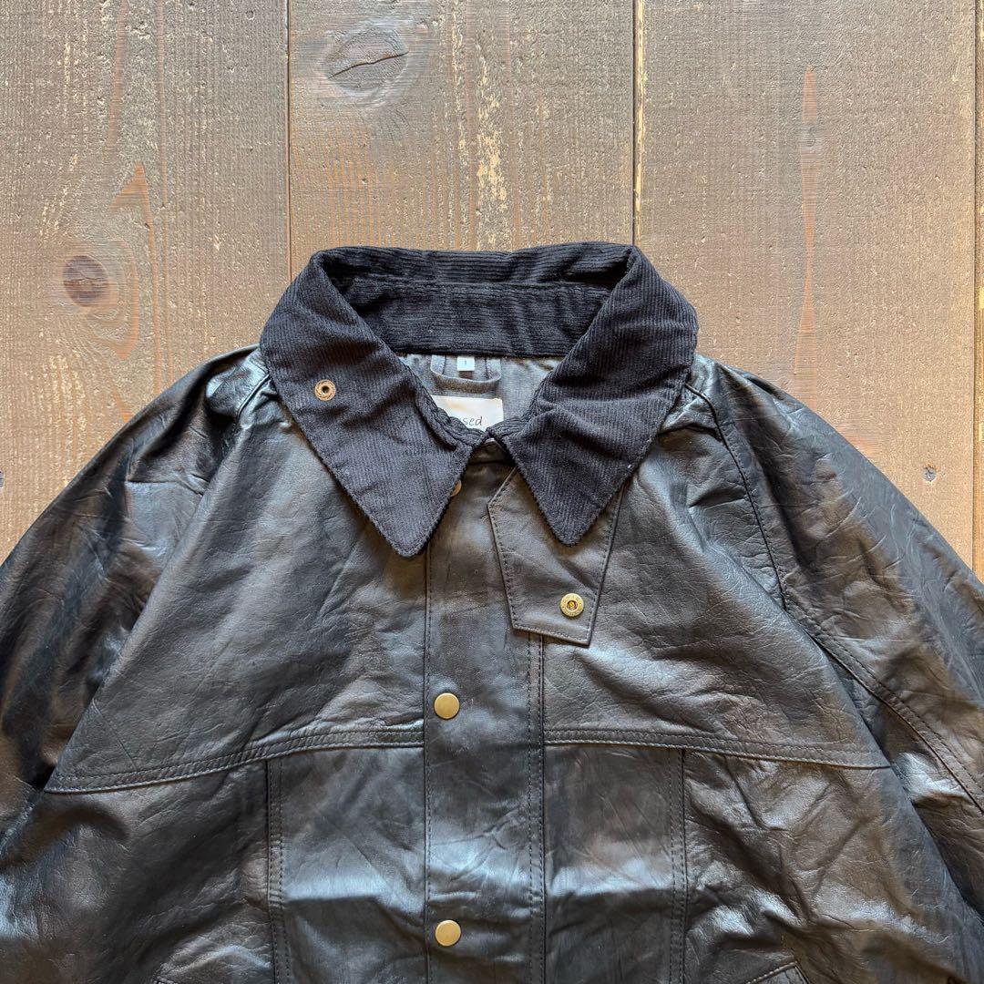 【yoused】LEATHER DRIVERS JKT 1