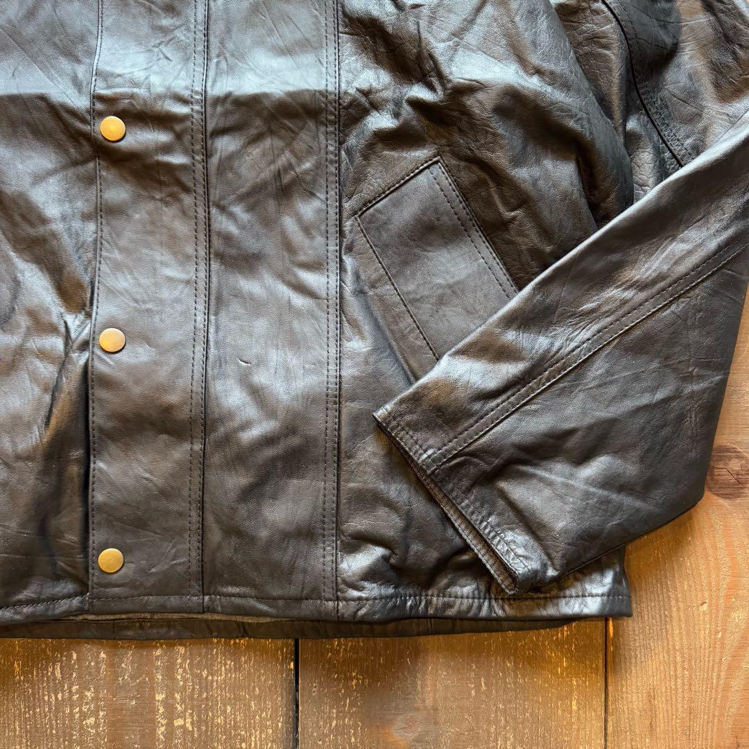 【yoused】LEATHER DRIVERS JKT 1