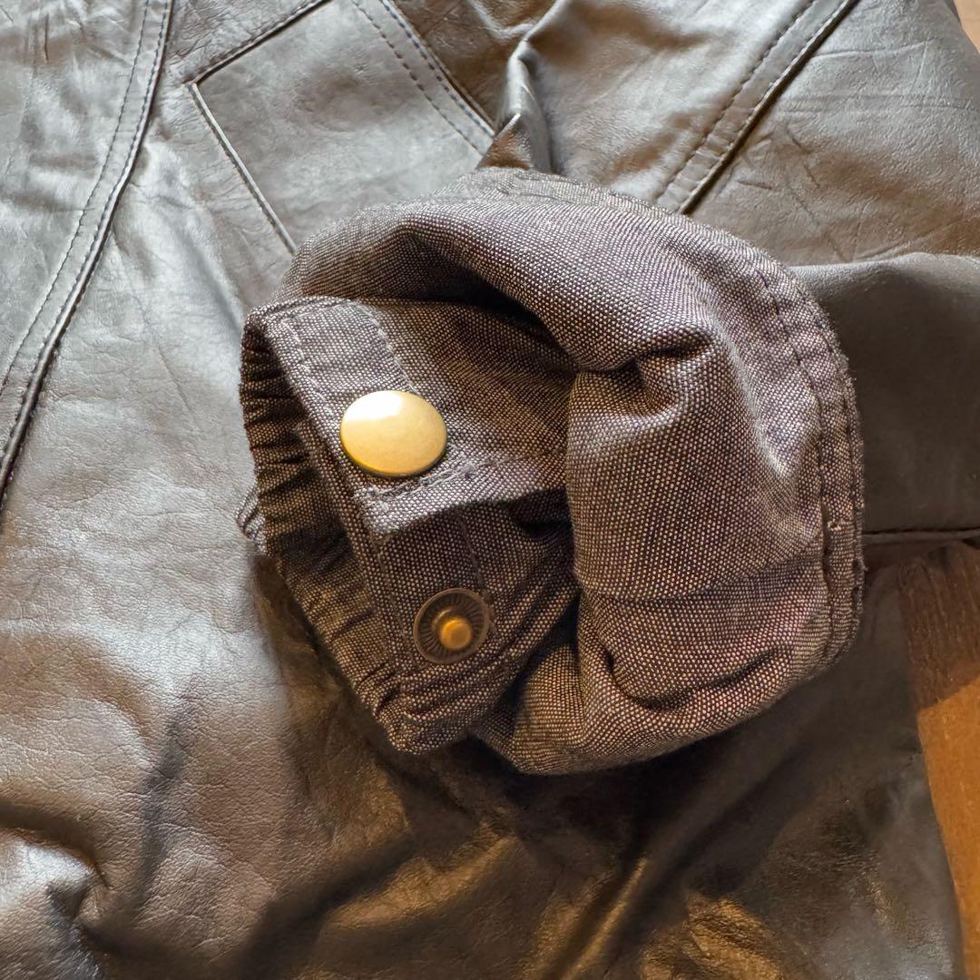 【yoused】LEATHER DRIVERS JKT 1