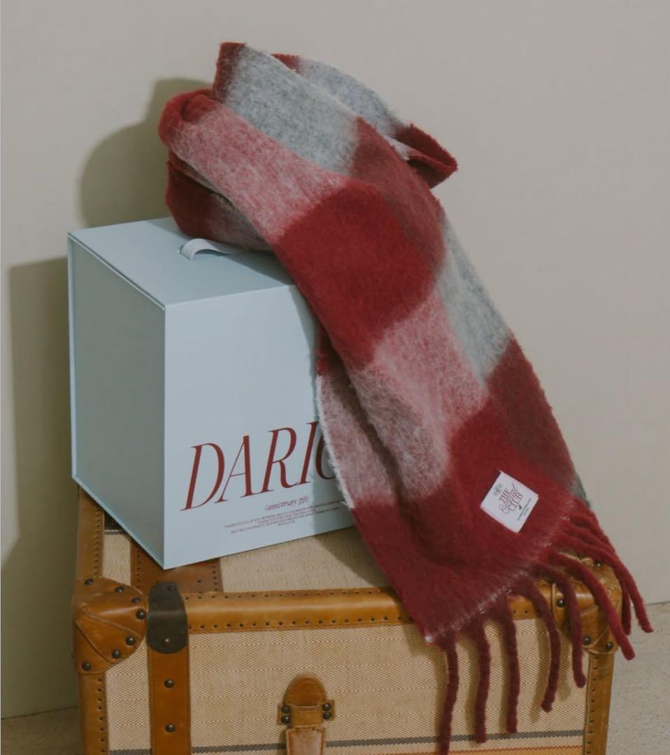 darich ダーリッチ チェックボリュームマフラー ノベルティ マフラー