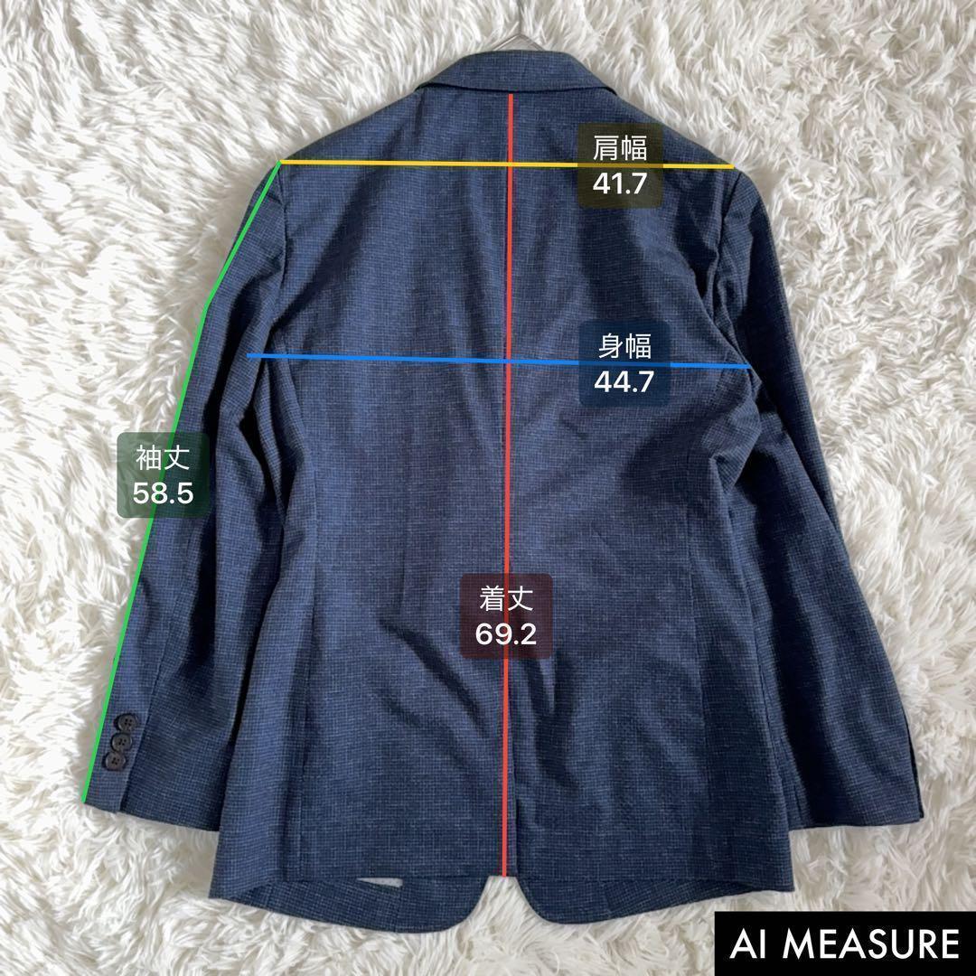 SUIT SELECT　セットアップスーツ　４S　メッシュ　紺　Mサイズ