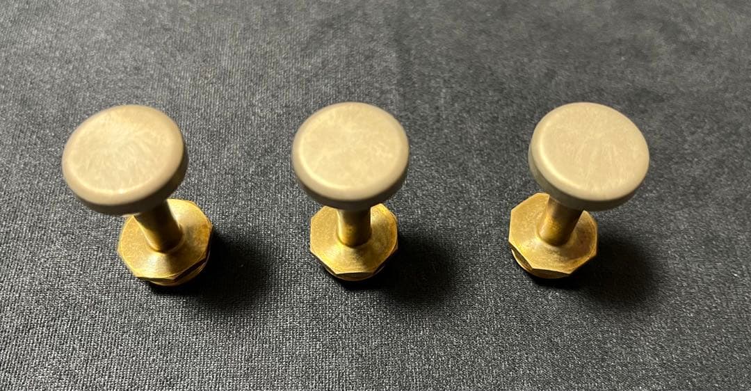 jun's ピストンパーツ Jun's ジュンズ Bach用ピストン軸、ボタン ガンメタル素材