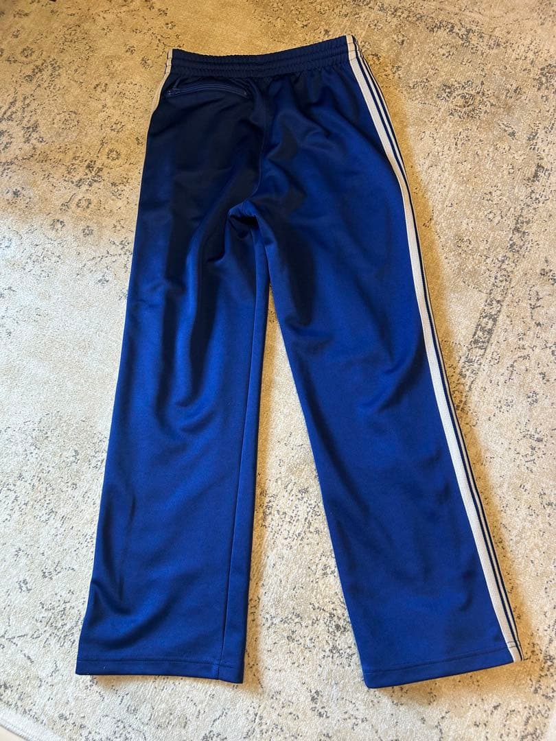 ❤︎　ニードルズ　 ストライプパンツ 青　ストレートタイプ