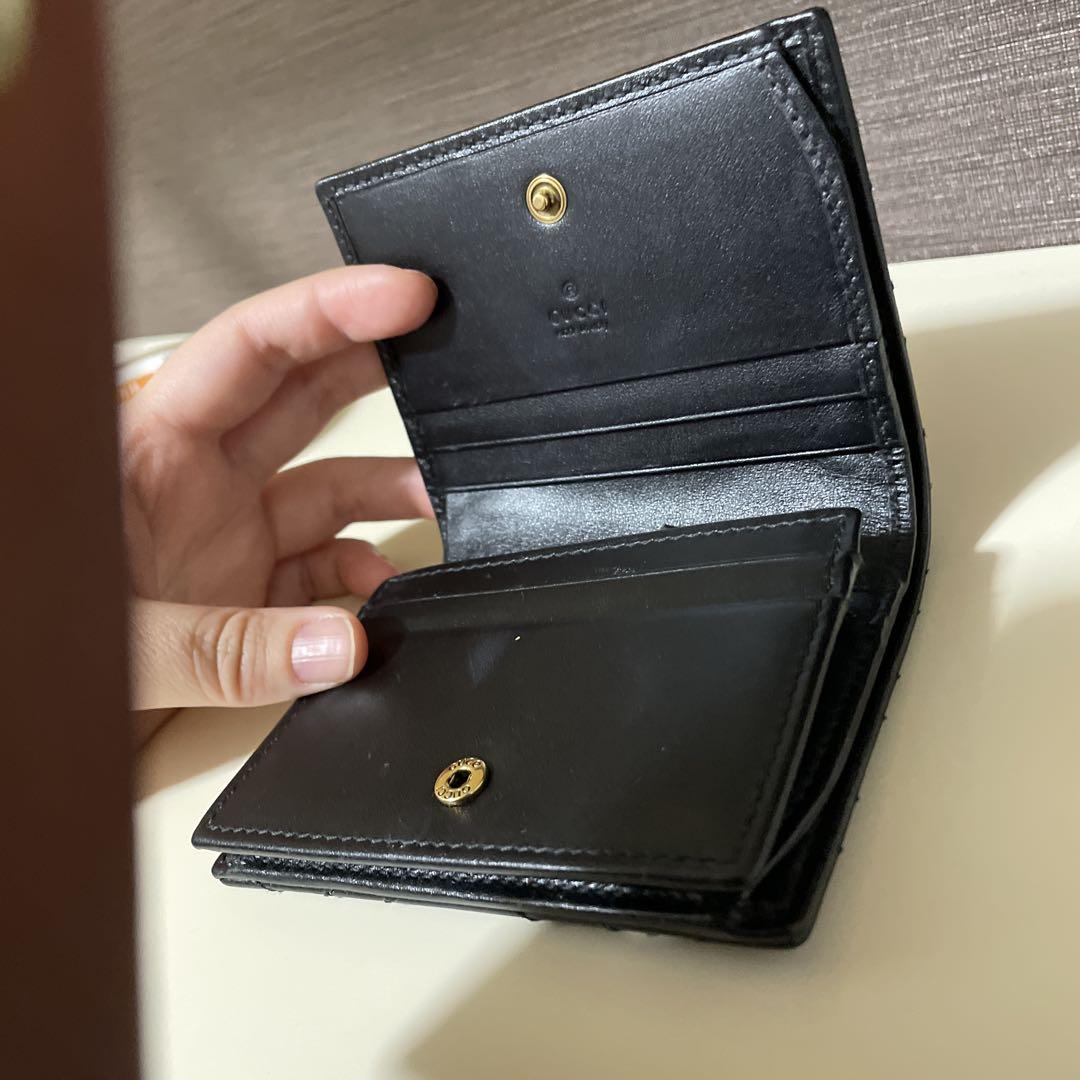 ⭐︎美品ほぼ未使用⭐︎GUCCI ダブルG ミニウォレット (コイン＆紙幣入れ付き）