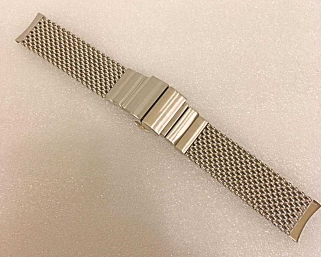 manxleather　ミラネーゼ メッシュ ベルト 20mm