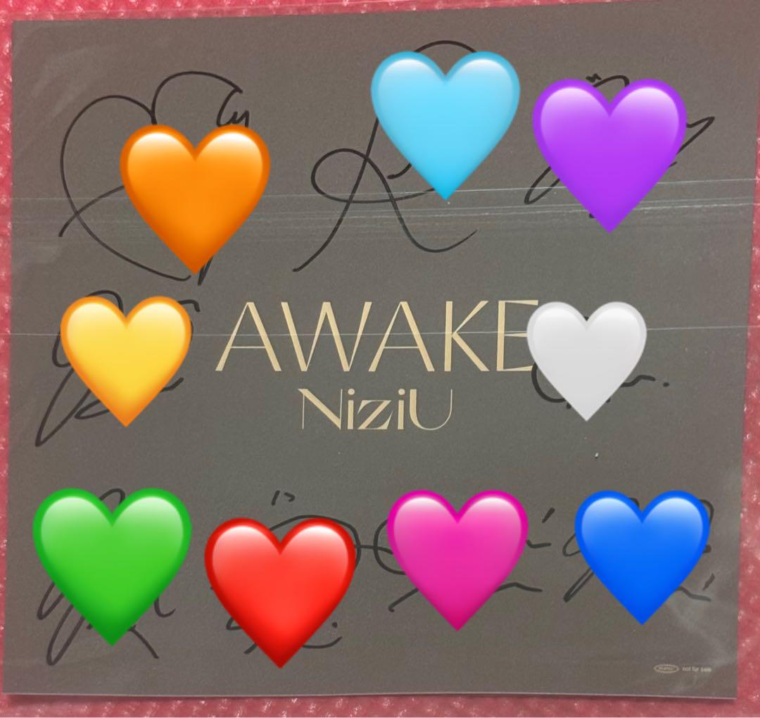 NiziU AWAKE リリイベ タワレコ 全員サイン