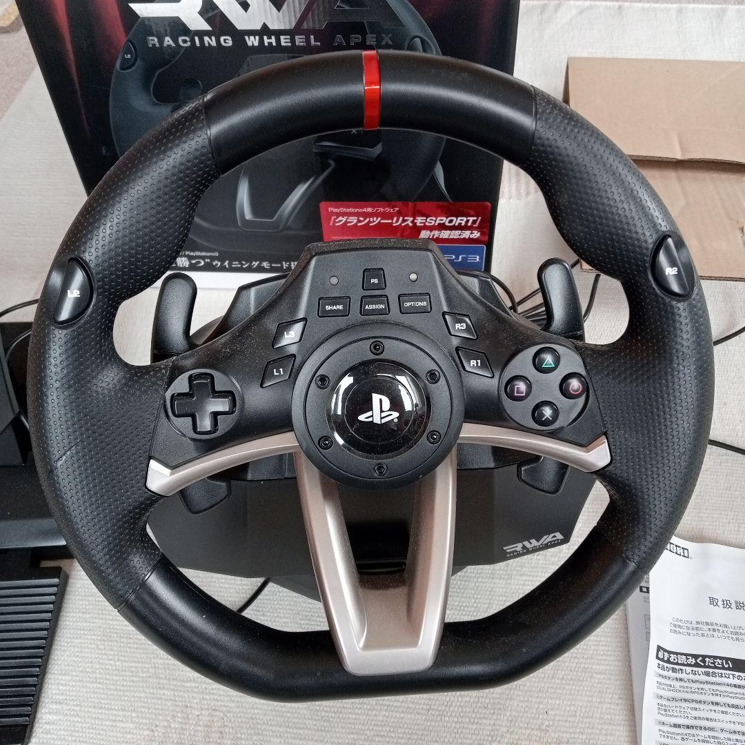 小物・アクセサリー ps4.ps3 racing wheel apex HORI