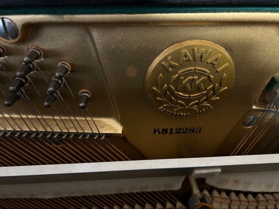 KAWAI アップライトピアノ 88鍵 黒 昭和47年製造 BL-71 - メルカリ
