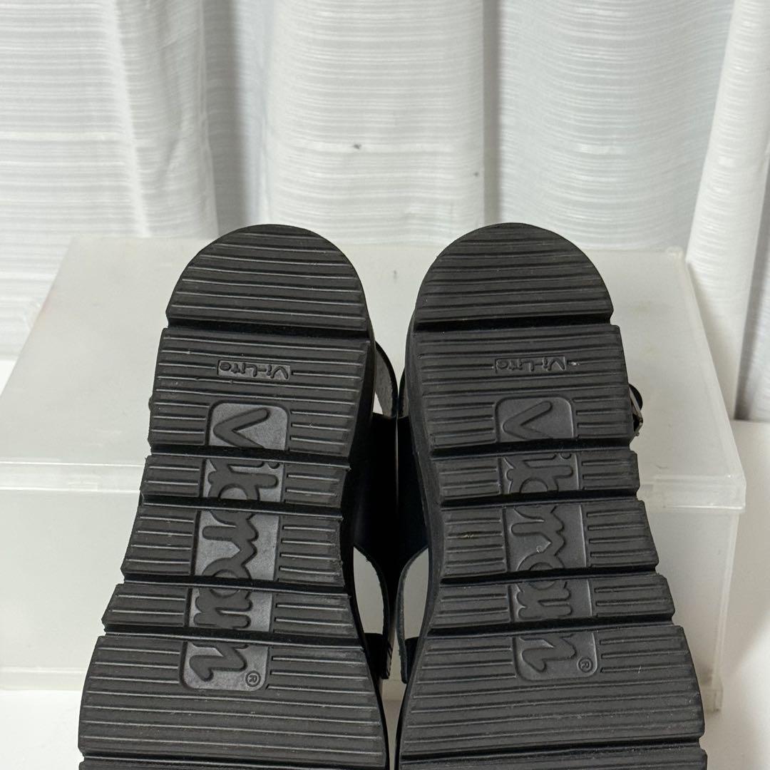 ⭐️新品未使用⭐️　ビューティフルシューズ　SSベルトサンダル　Vibram　黒