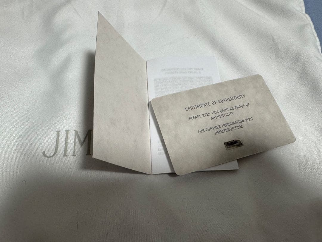 JIMMY CHOO グレージュ レザー 2WAY ハンドバッグ JIMMY CHOO グレージュ レザー 2WAY ハンドバッグ