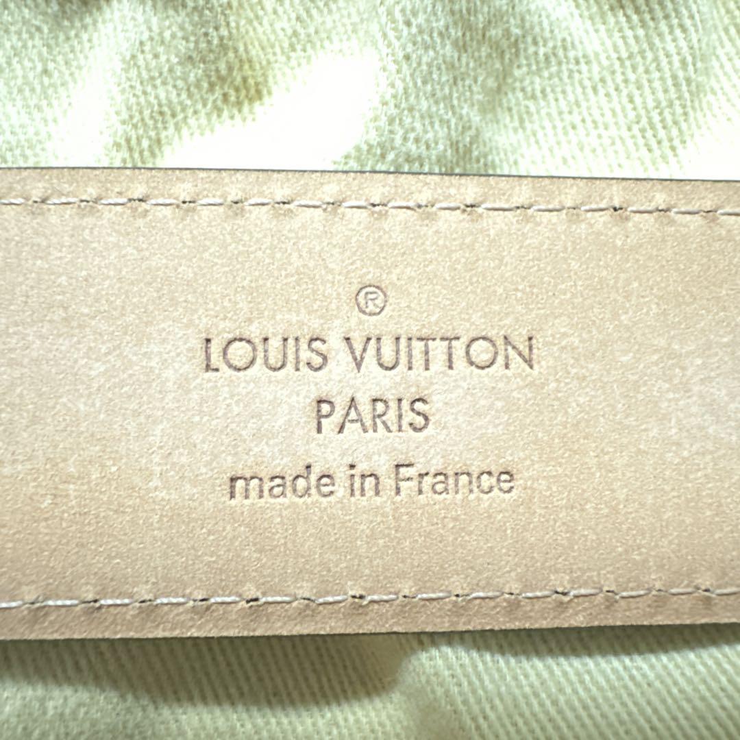 LOUIS VUITTON ベルト・エリプス モノグラム(ゴールドバックル)