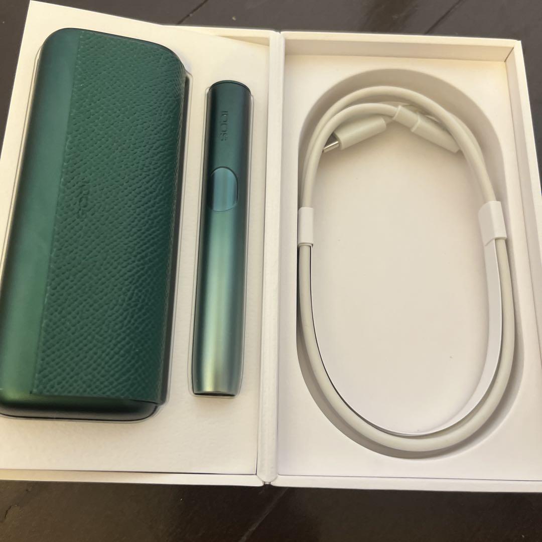 グリーン 電子タバコ本体 収納ケース付き