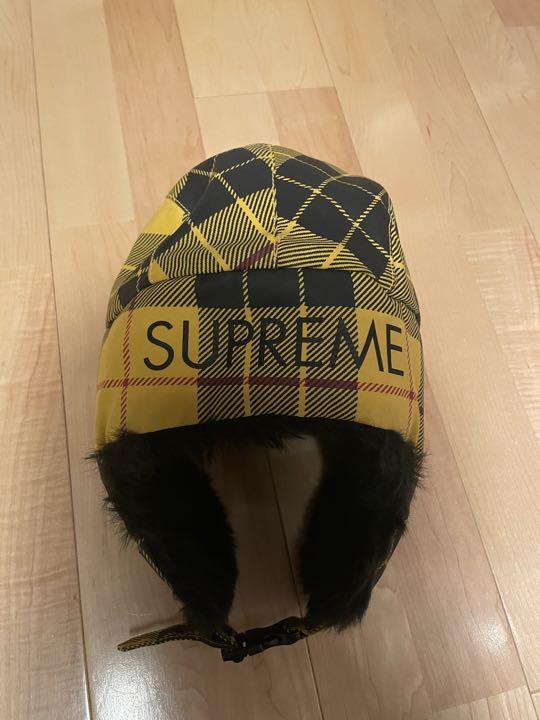 美品✨　supreme フライトキャップ Supreme フライトキャップ 黒/緑