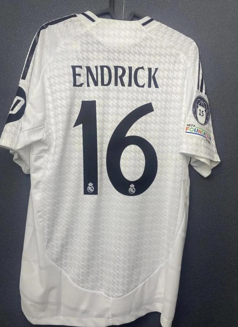 ☆新品未使用 24-25 レアル・マドリード☆#16・ENDRICK☆ M
