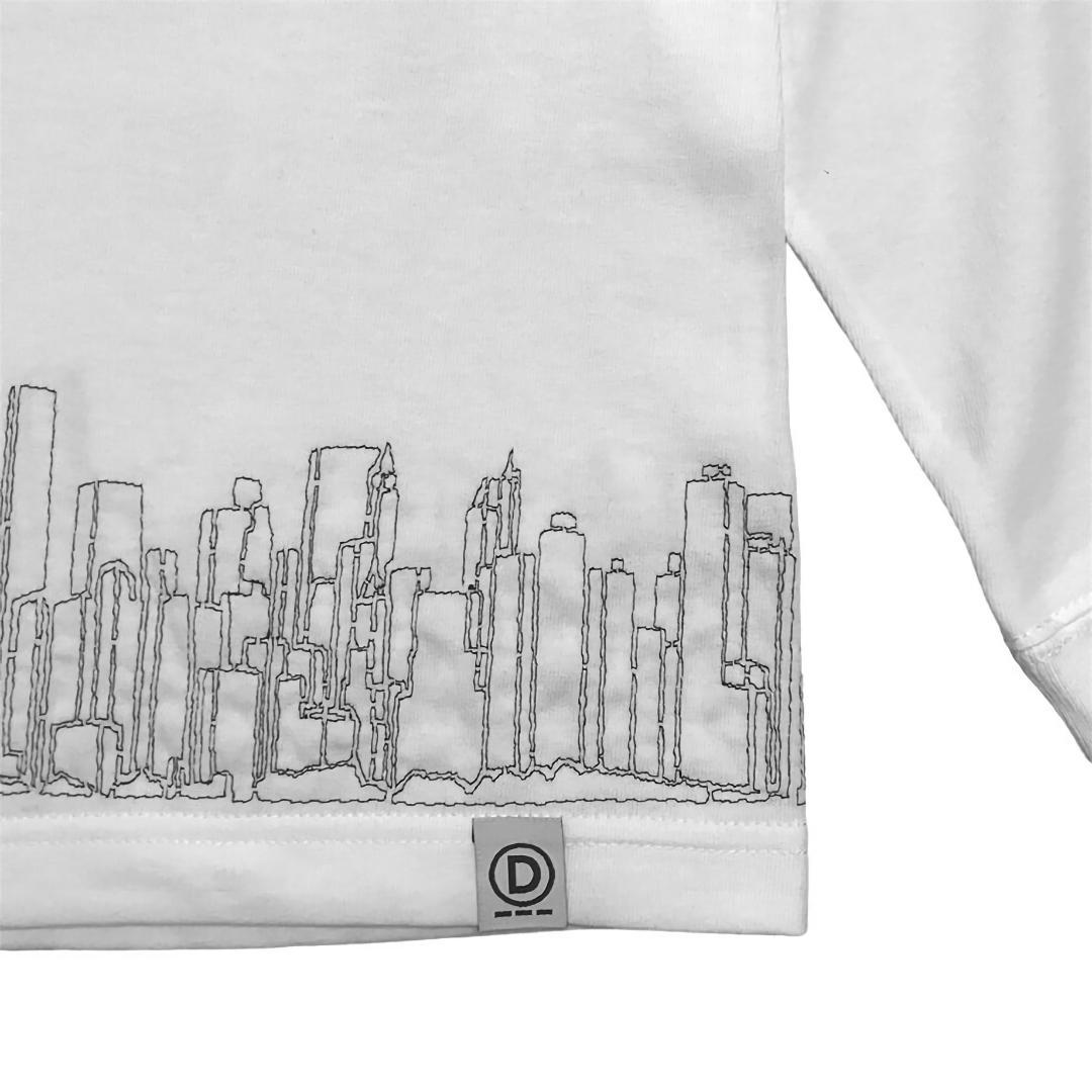 DELTA EMB SKYLINE L/S T 白 刺繍 XXL Supreme