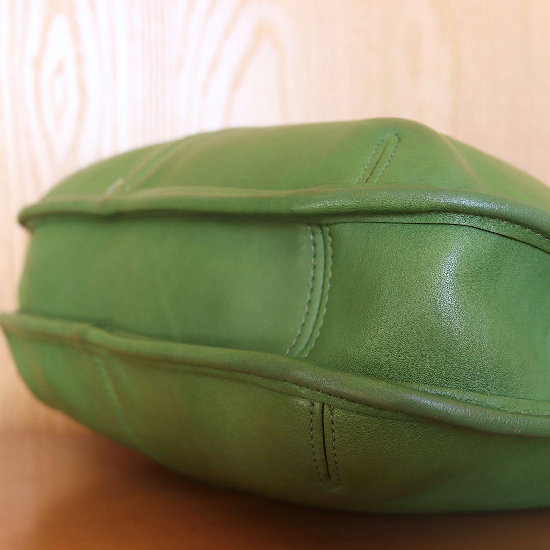 美品 old coach オールドコーチ ショルダーバッグ 9025 LEAF