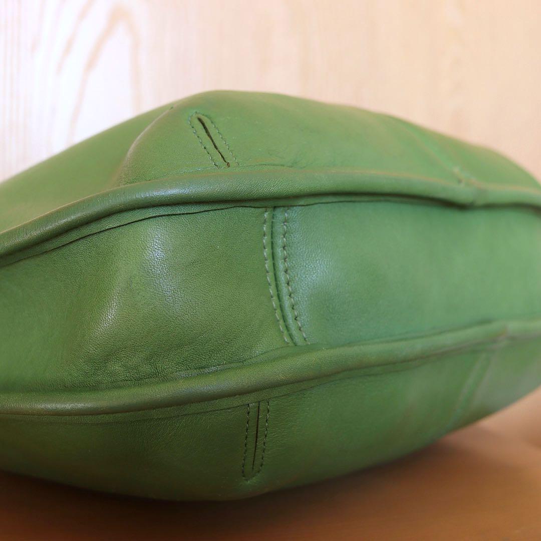 美品 old coach オールドコーチ ショルダーバッグ 9025 LEAF