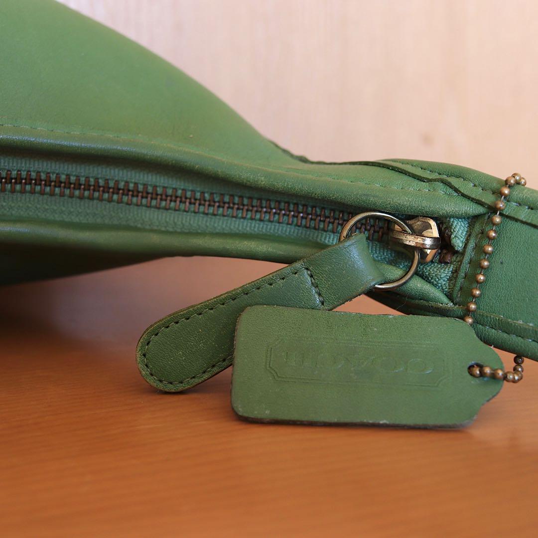 美品 old coach オールドコーチ ショルダーバッグ 9025 LEAF