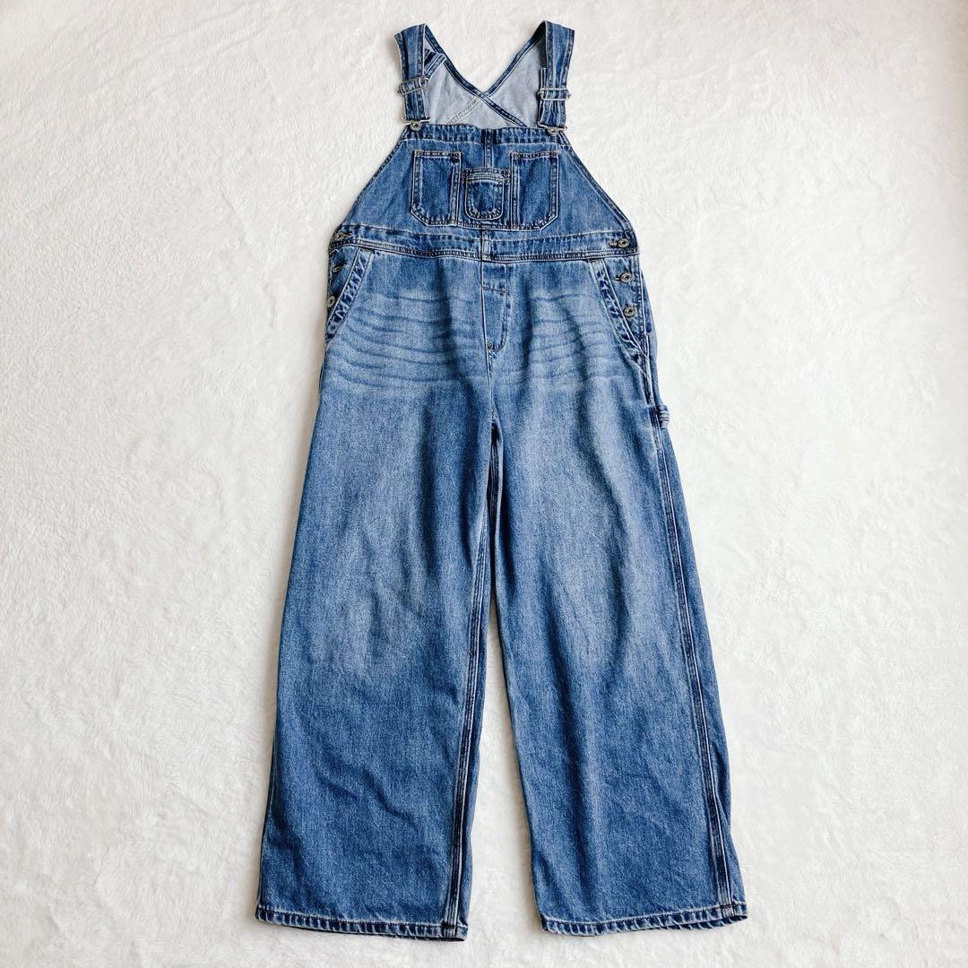 SLOBE IENA × LE DENIM ルーズオーバーオール　デニム　36