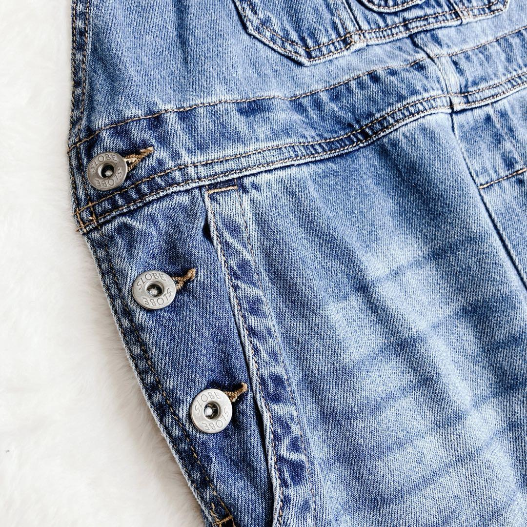 SLOBE IENA × LE DENIM ルーズオーバーオール　デニム　36