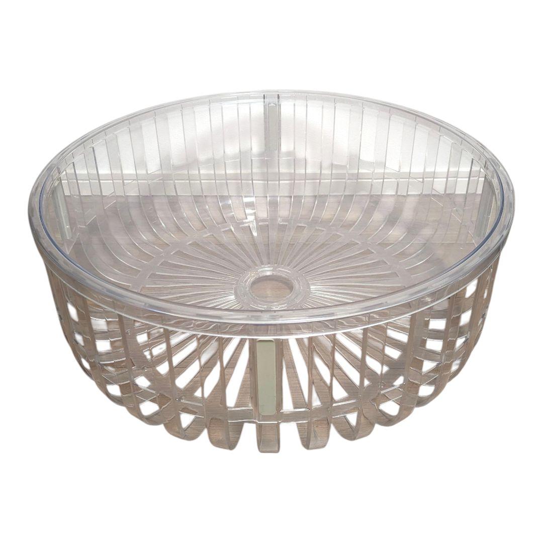 Kartell カルテル パニエ クリスタル 透明 テーブル アクリル