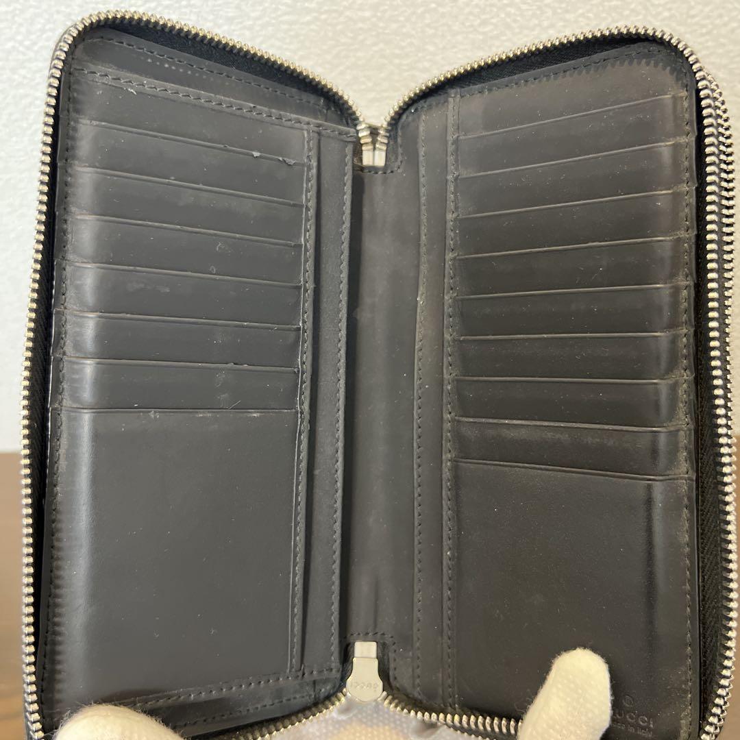 Gucci GGパターン ブラックレザー長財布 - メルカリ Gucci GGパターン ブラックレザー長財布 - メルカリ