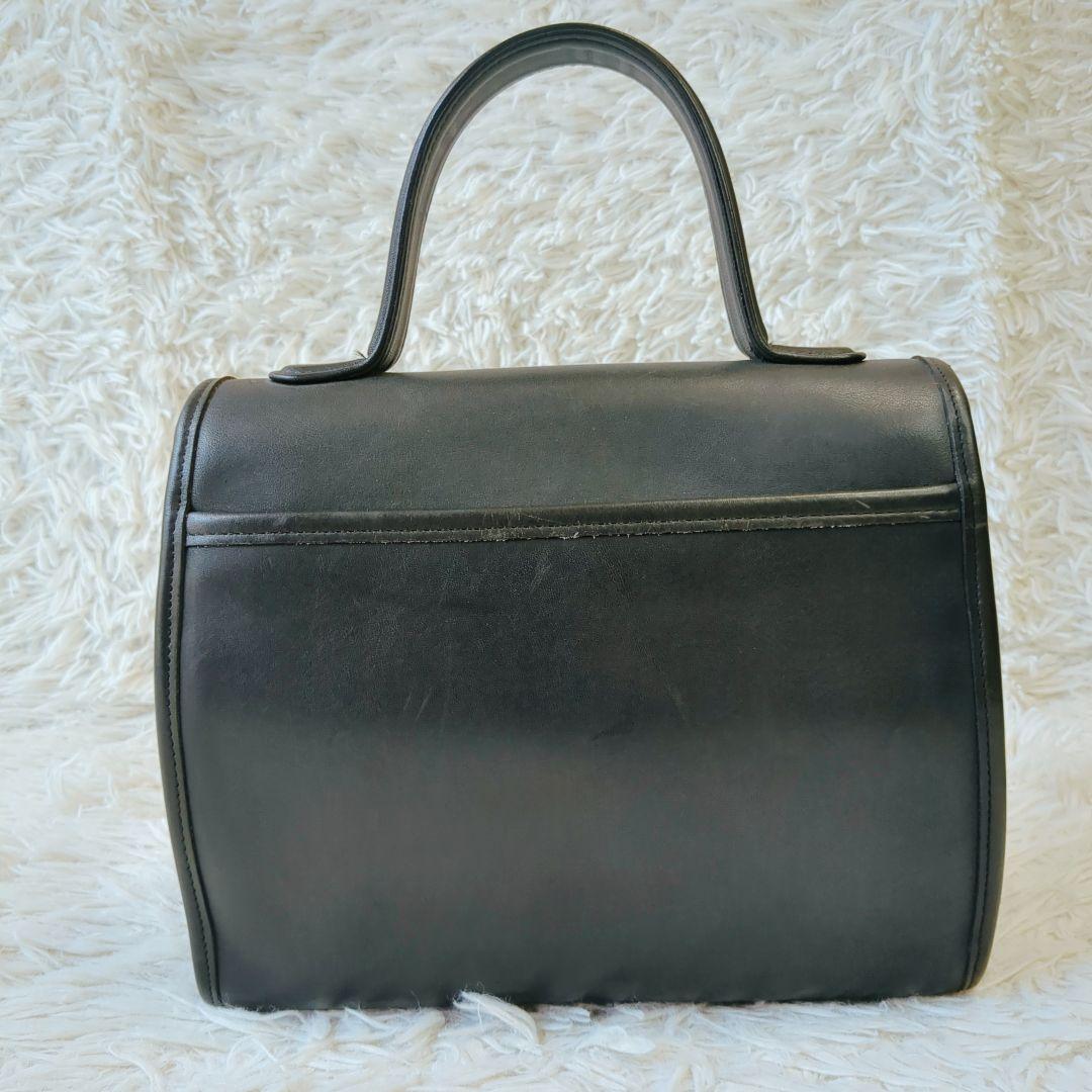 OLD COACH ハンドバッグ レザー ターンロック　2WAY　9977 オールドコーチ ハンドバッグ ショルダー 2way ターンロック 黒