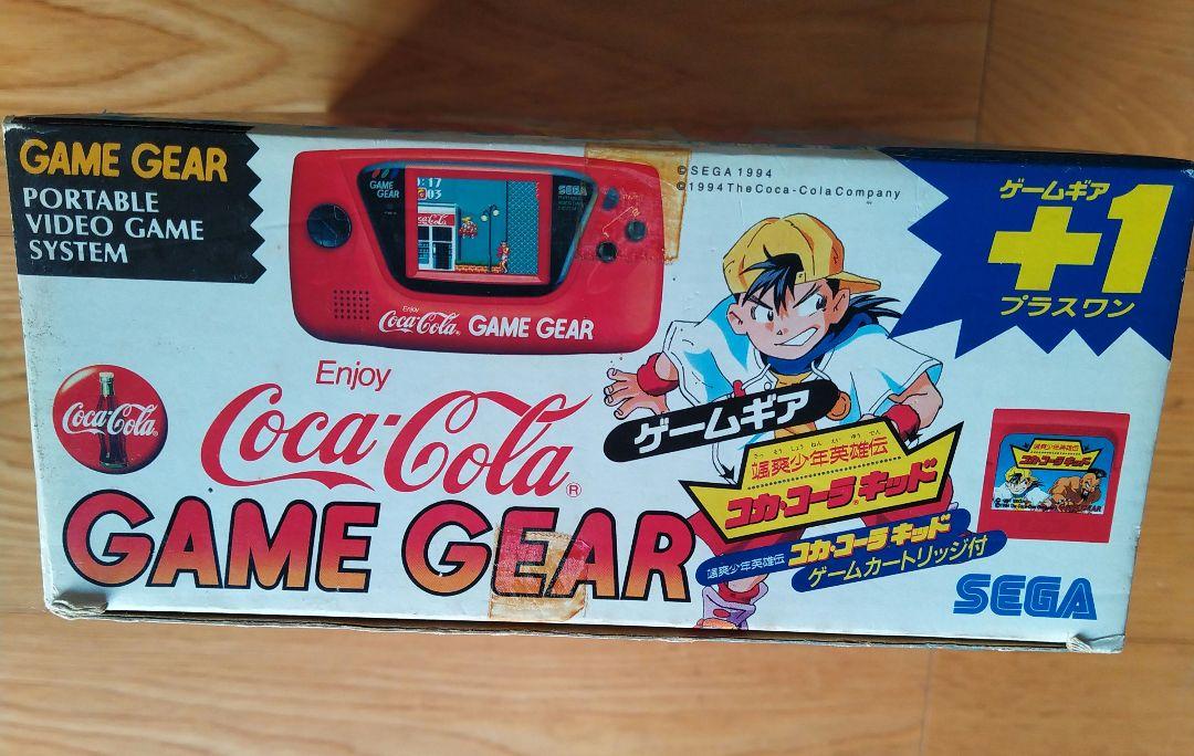 コカ・コーラ　ゲームギア　ジャンク品　ソフト無し