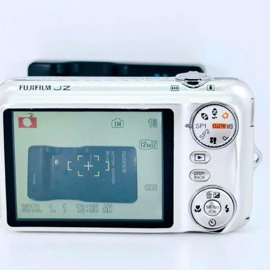 美品✨FUJIFILM FinePix JZ300 デジカメ シルバー 動作品
