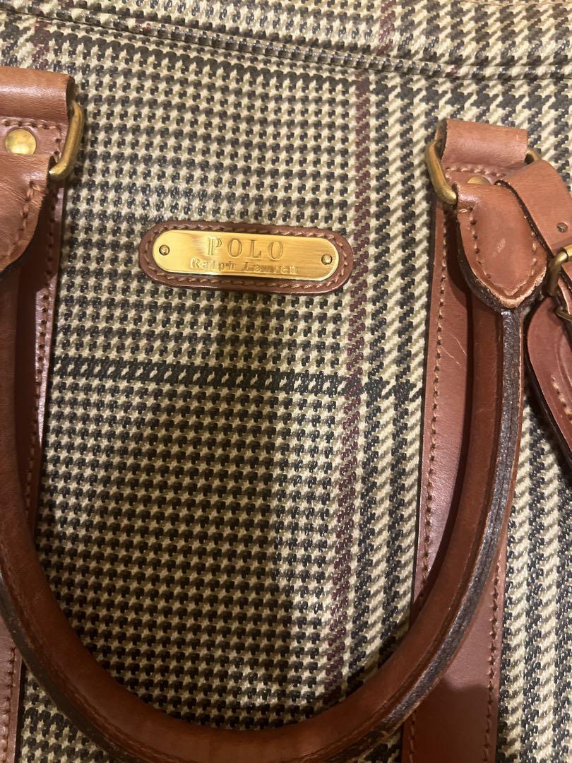 【極美品】ポロラルフローレン ビジネスバッグ A4千鳥格子 ブリーフケース
