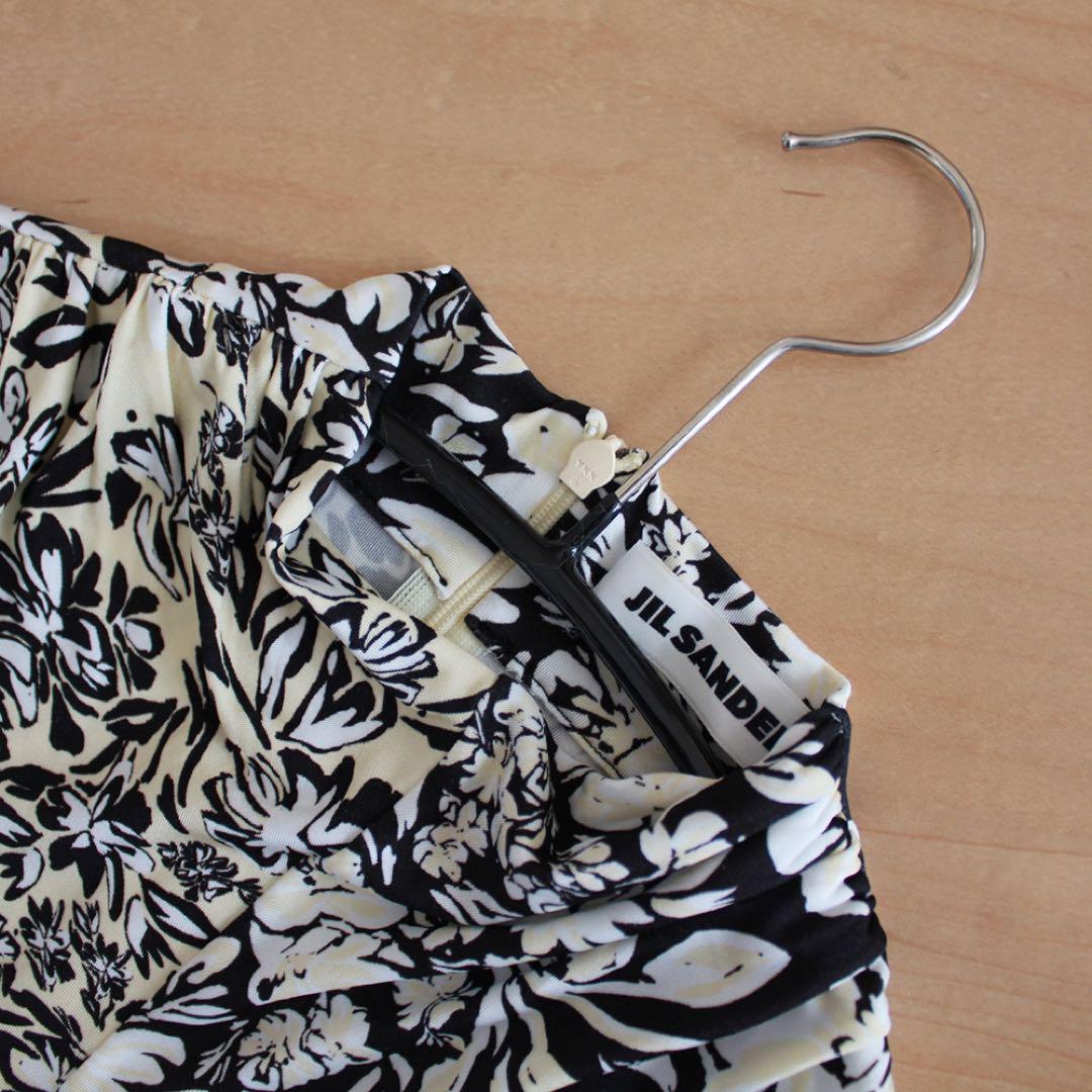 入荷now 口コミ JIL SANDER／ジルサンダー／23SS／モックネックフローラルトップス トップス