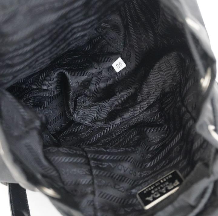 オススメ⋧ PRADA 白タグ リュック ナイロン s2npC-m85880224094 プラダ 正規店購入 三角プレート フリマなら
