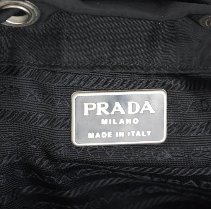 オススメ⋧ PRADA 白タグ リュック ナイロン s2npC-m85880224094 プラダ 正規店購入 三角プレート フリマなら