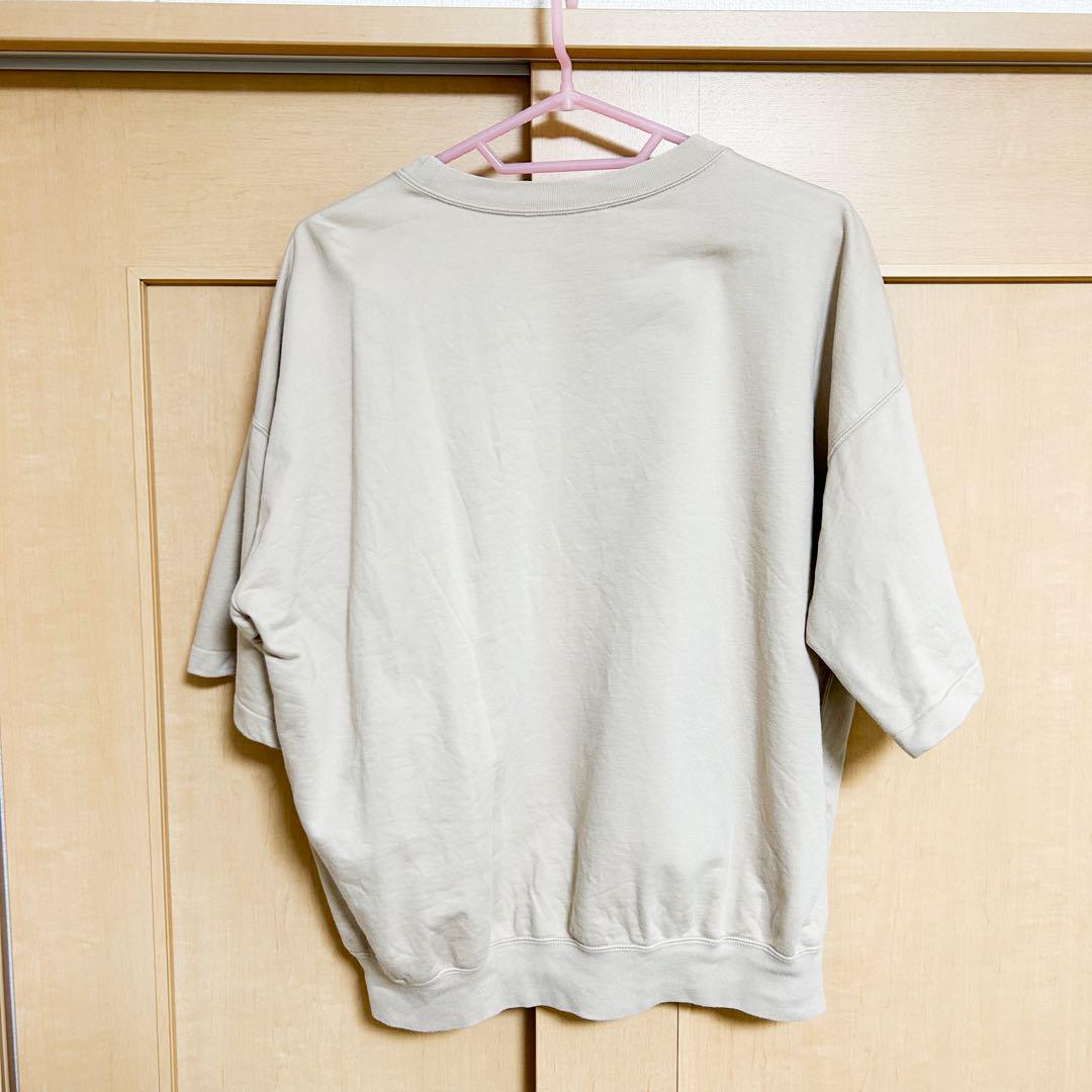 AURALEE オーラリー スウェットTシャツ 5分袖 プルオーバー