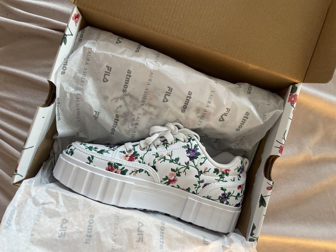 FILA ローラ・アシュレイ 花柄 厚底スニーカー 新品タグ付き・未使用