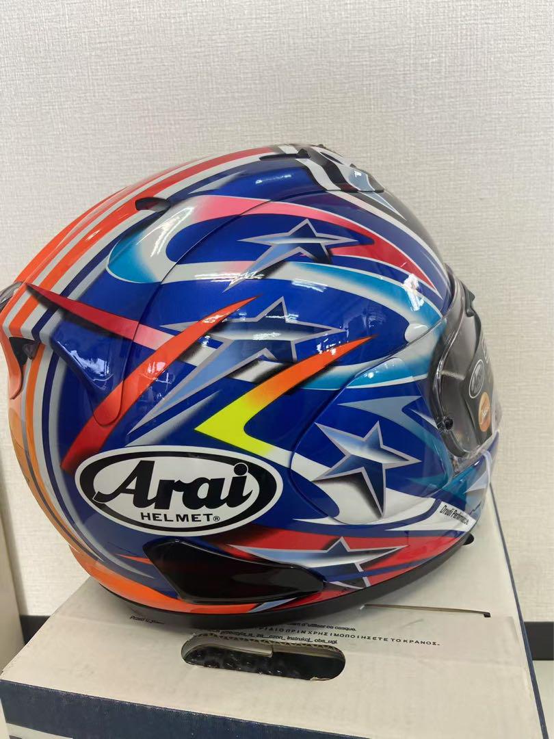 新品Arai RX-7X 03ナカノ赤　ヘルメット Mサイズ　サイン入り