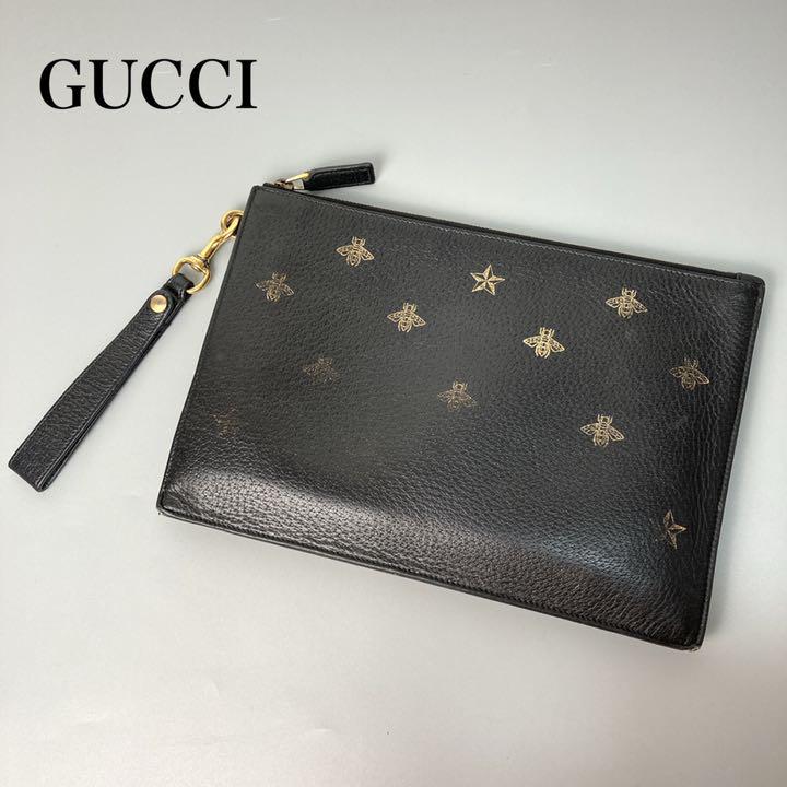 GUCCI グッチ クラッチバッグ セカンドバッグ ビースター 蜂 星