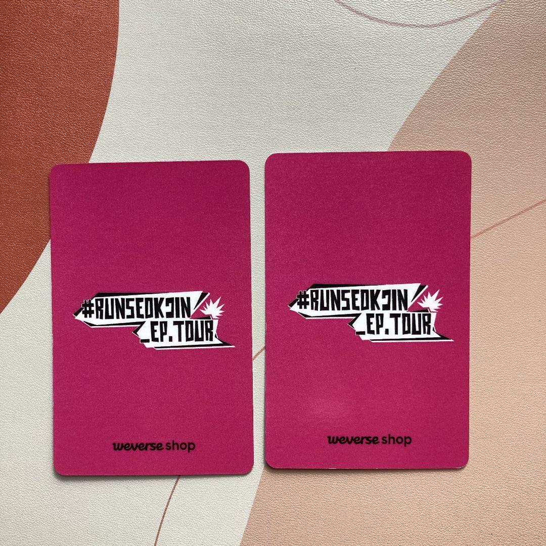 BTS防弾少年団ジン JIN RUNSEOKJIN_EP.TOUR トレカ2枚① - メルカリ