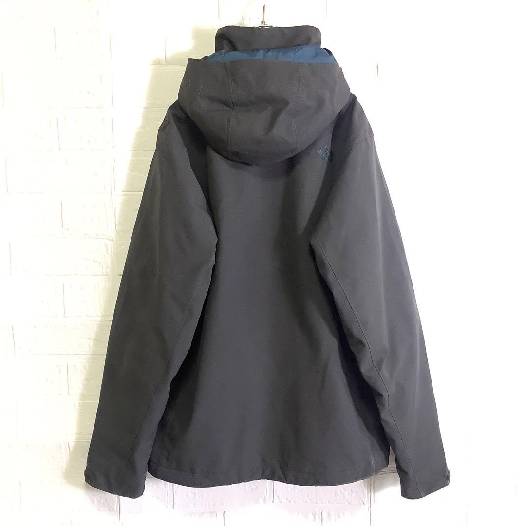 ノースフェイス 刺繍ロゴ HYVENT 中綿 ジップアップ ジャケット 2XL ノースフェイス 中綿ジャケット フーディ ジップアップ 刺繍ロゴ