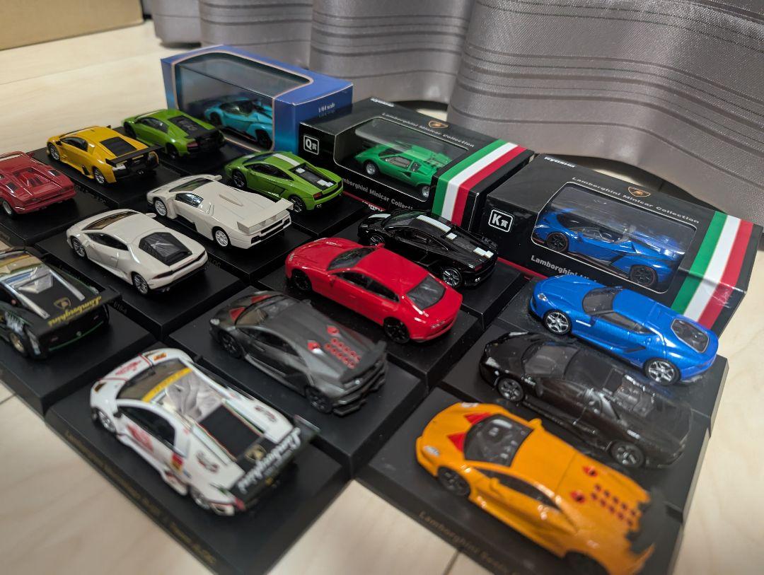 京商製 Lamborghini 1/64 ミニカー 17台