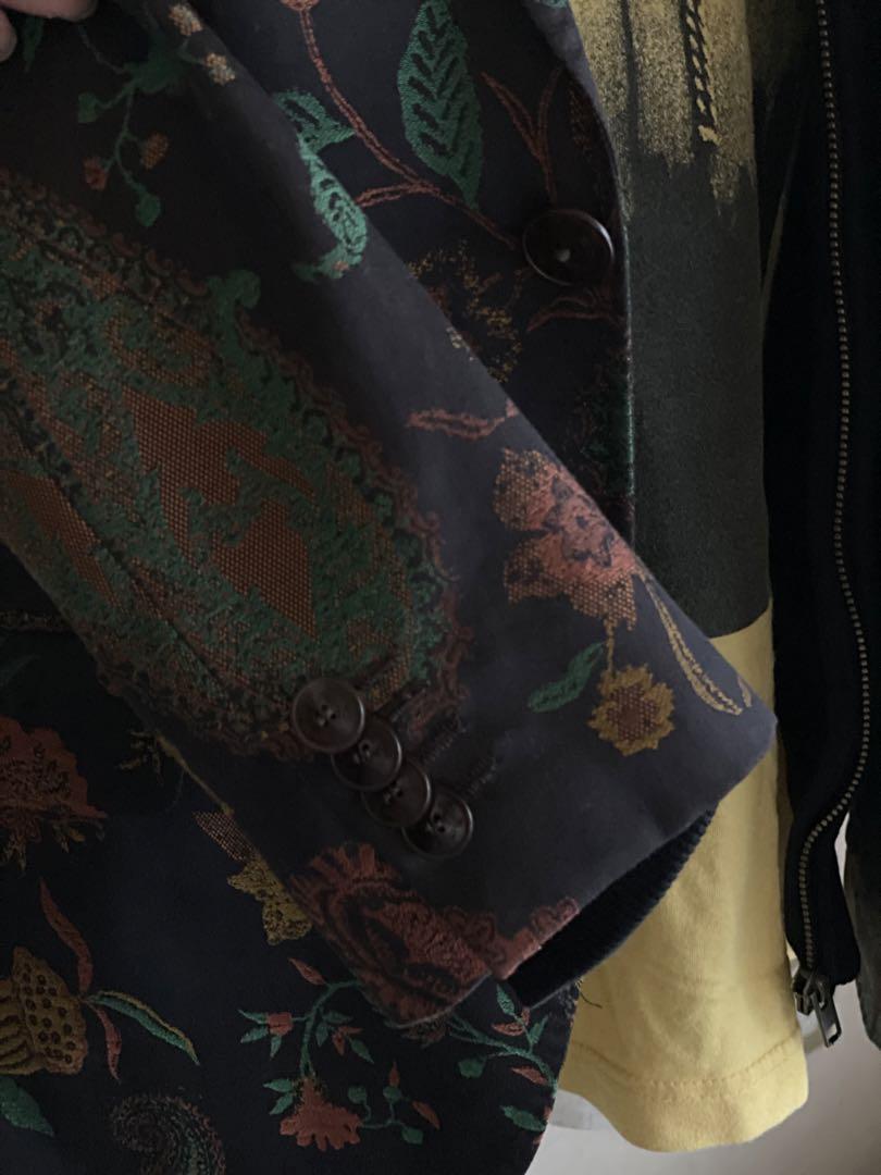 ジャケット・アウター ETRO paisley jacquard tailored jacket