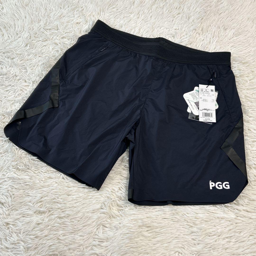 PEARLY GATES ネイビーショートパンツ サイズ3 新品タグ付き Pearly Gates PGG ショートパンツ ネイビー L