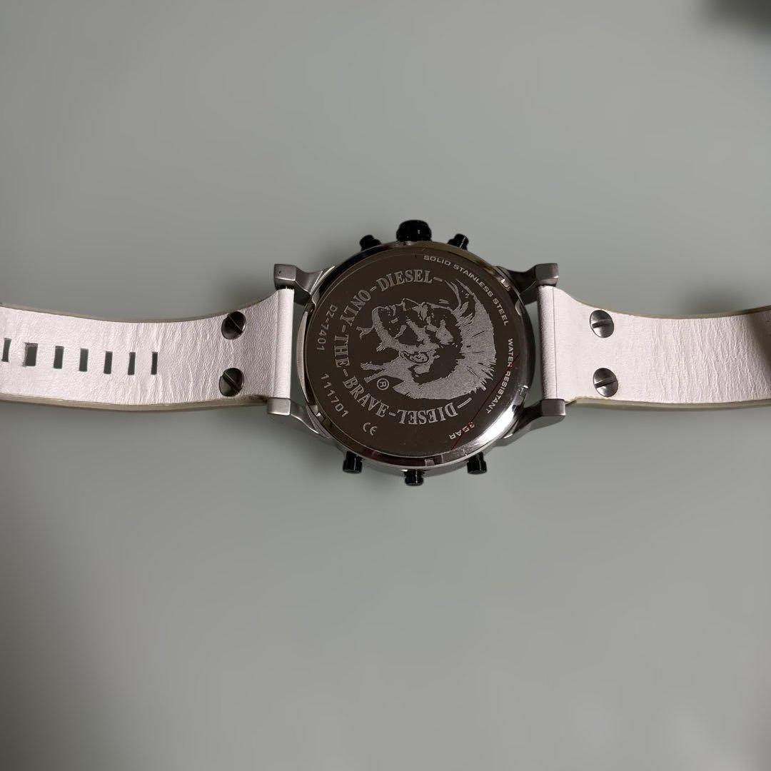 DIESEL デジタル腕時計 シルバー シルバー（銀色）系 DIESEL(ディーゼル) デジタル時計(メンズ
