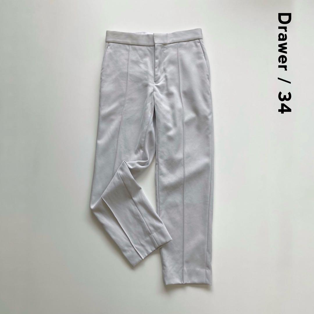 美品　ドゥロワー　ウールパンツ　サイズ34 楽天市場】Drawerドゥロワー 6514-234-0545 ウールサキソニー